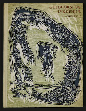 Asger Jorn - Lot van vier boeken waaronder Guldhorn Og Lykkehjul 1957 opgedragen aan zoon Klaus kopen? Bied vanaf 1!