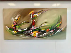 Gena - Abstract Green kopen? Bied vanaf 199!