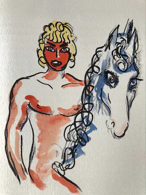 Kees van Dongen - Kees van Dongen - Man ( 2 stuks ) - 1948 kopen? Bied vanaf 85!