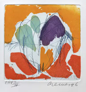 Jan Cremer - Tulipe Parisienne, aquatint ets kopen? Bied vanaf 95!