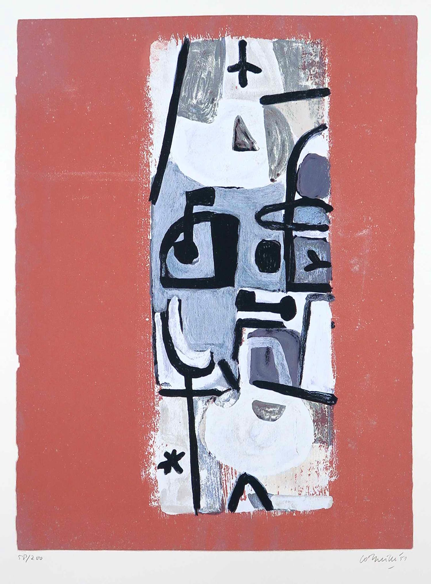 Corneille - Zeefdruk, Charlie Parker verkocht voor € 100!