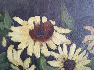 Robert De Man - Prachtig stilleven met margrieten in vaas kopen? Bied vanaf 5!