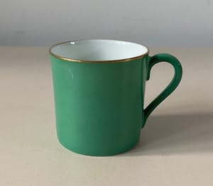 Niet of onleesbaar gesigneerd - Gebr. Schönau Hüttensteinach - Acht Art Deco Mokka kop- en schotels kopen? Bied vanaf 1!