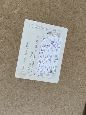 Theo Koster - Zeefdruk en collage - Nummer 3 - Ingelijst kopen? Bied vanaf 35!