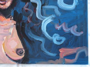 Peter Klashorst - Acrylverf op doek op houten frame , “Medusa” – 2018 – 70 x 100 cm kopen? Bied vanaf 375!