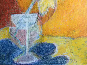 Bep Westenberg - set van 2 schilderijen op board kopen? Bied vanaf 35!