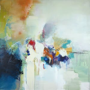 Fabian Giry - Acryl op doek, Zonder titel (Groot) kopen? Bied vanaf 200!