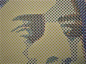 Elzo Dibbets - "gestippelde" kleine oplage (86/100) Zeefdruk "peinzende persoon" gesigneerd kopen? Bied vanaf 34!