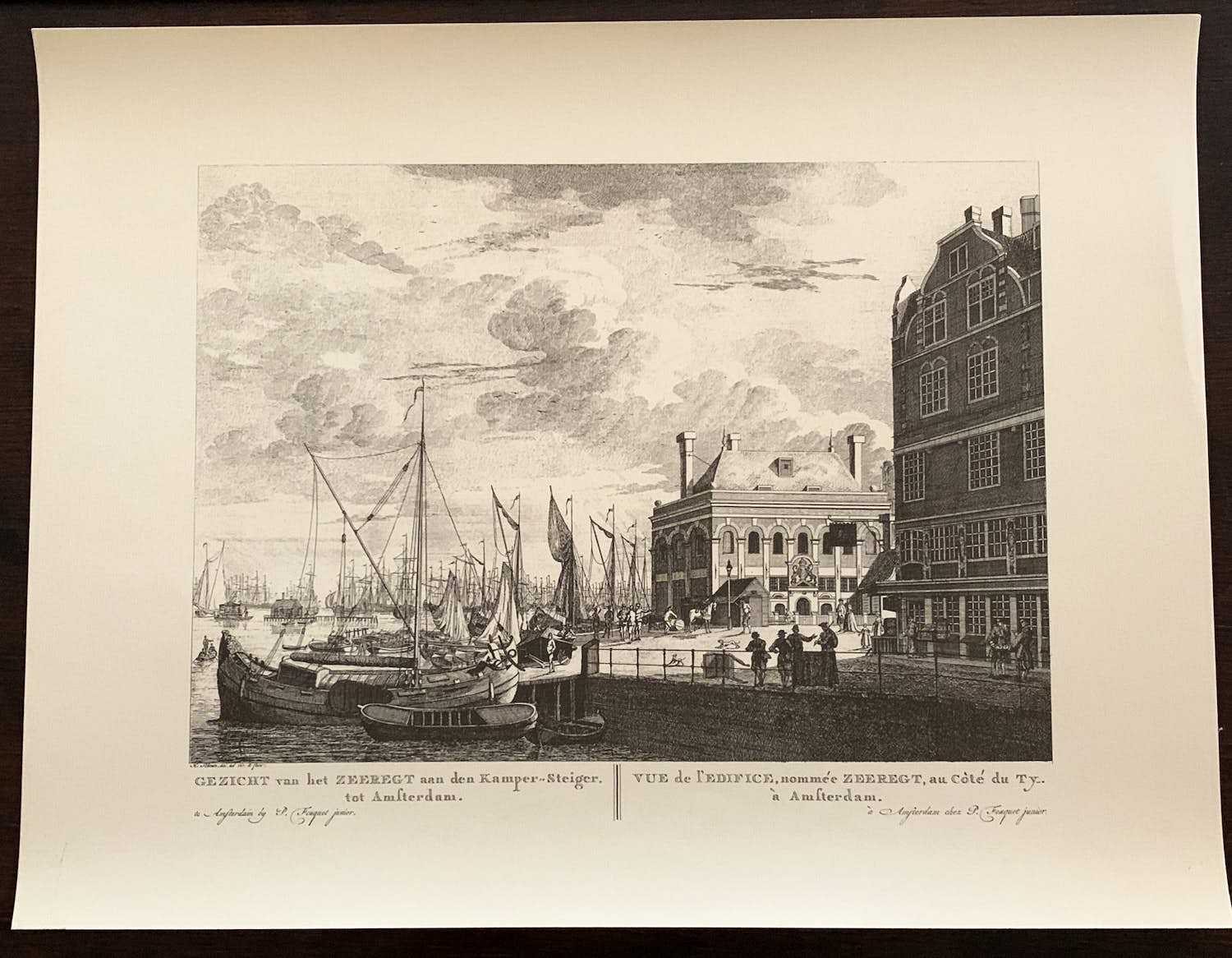 Pieter Fouquet - Prins Hendrikkade Zeeregt Kampersteiger in Amsterdam verkocht voor € 1!