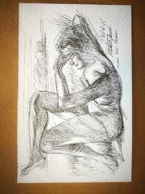 Klaas Pijlman - 15 werken. Portretten en naakten. verkocht voor € 99!