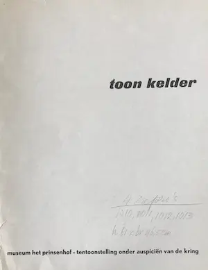 Toon Kelder - Lot van 2 litho's - Abstracte voorstellingen - 1965 kopen? Bied vanaf 1!