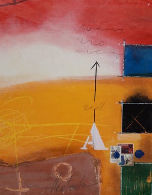 Theo Koster - Liggend rood nr. 345 kopen? Bied vanaf 30!