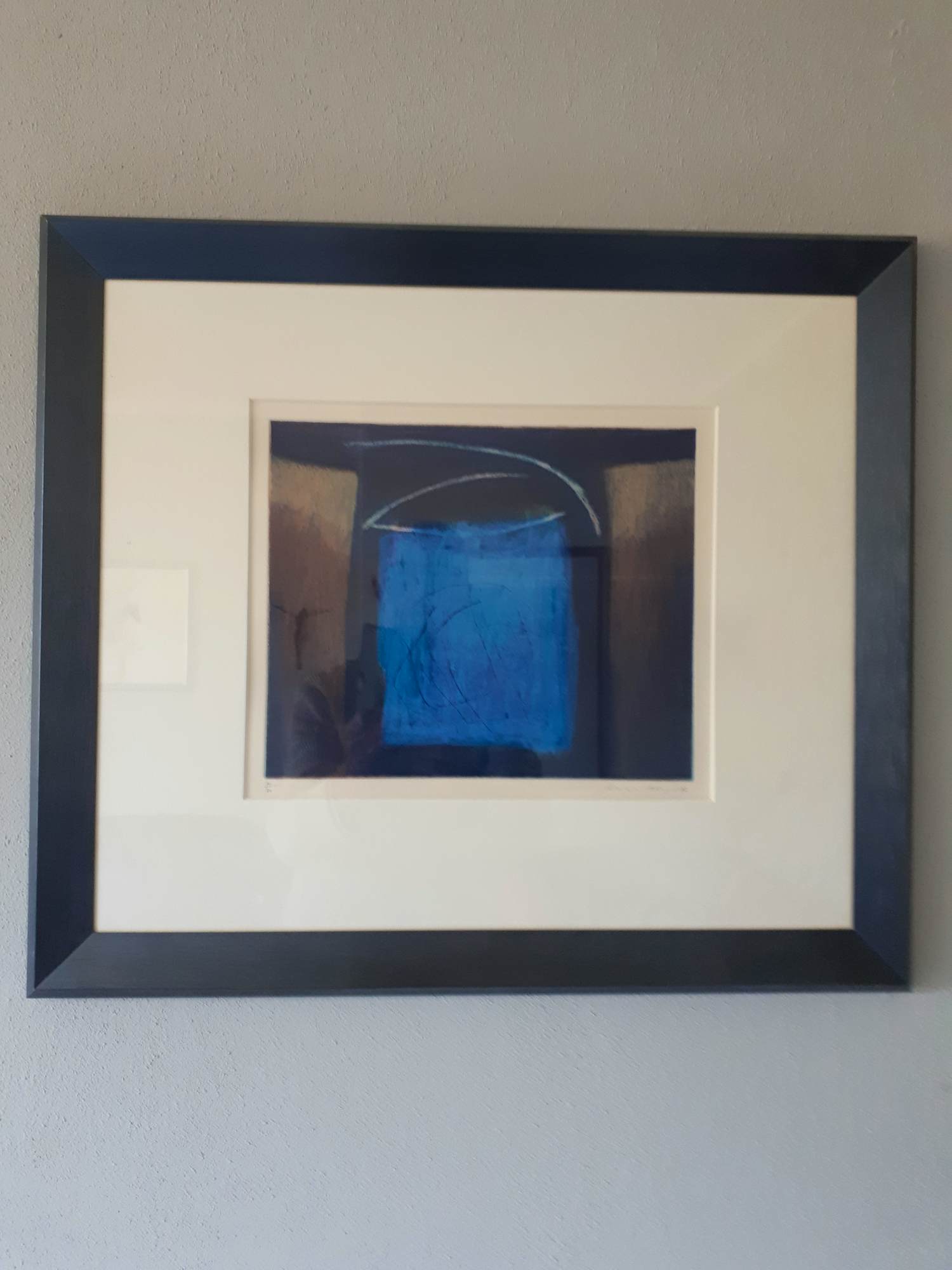 Kees Slegt - Kleur ets 40/80 uit 1987 verkocht voor € 150!