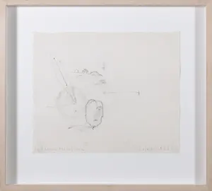 Reinier Lucassen - Potloodtekening, La (...) - Ingelijst kopen? Bied vanaf 350!
