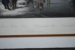 Albert Henry Payne - Winterscene - ingekleurde staalgravure naar Adriaan van de Velde kopen? Bied vanaf 25!