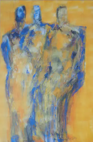Sylvia Goebel - FIGUREN / KLEUROFFSET / 100x66cm / 1994 kaufen? Bieten Sie von 1!