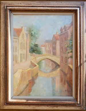 Mar Diemel - Blik op de groene rij, in Brugge verkocht voor € 200!