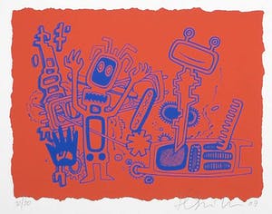 Henk Schiffmacher - Zeefdruk, Zonder titel kopen? Bied vanaf 1!