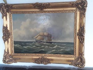 Henriette Hubregtse-Lanzing - Hollandse driemaster. (groot) kopen? Bied vanaf 245!