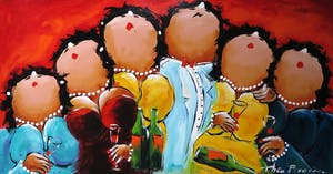 Theo Broeren - Acryl op doek, Goodbye (Groot) kopen? Bied vanaf 100!