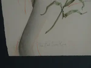 Michael Parkes - Gesigneerde en ingelijste litho ‘Swan King’ + Boek - 1982 kopen? Bied vanaf 400!