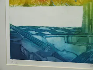 Marlies Knops - Ingelijste ets , Vlinders & Violen – nr. 6 van 30 ex. - 1988 kopen? Bied vanaf 1!