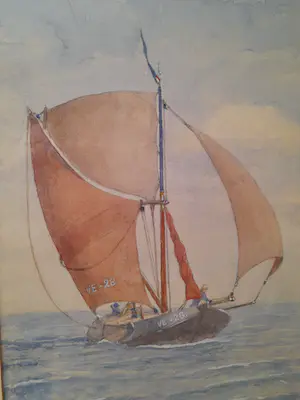 Willem Vaarzon Morel - W.Voorzon Morel.Zeilboot'Veere. kopen? Bied vanaf 250!