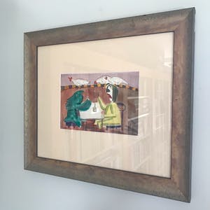 Roman Zuzuk - Prachtige aquarel - Uniek werk - Gesigneerd en gedateerd - 1999 kopen? Bied vanaf 95!