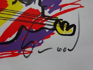 Herman Brood - Elvis - Handgesigneerde zeefdruk - Met certificaat kopen? Bied vanaf 210!