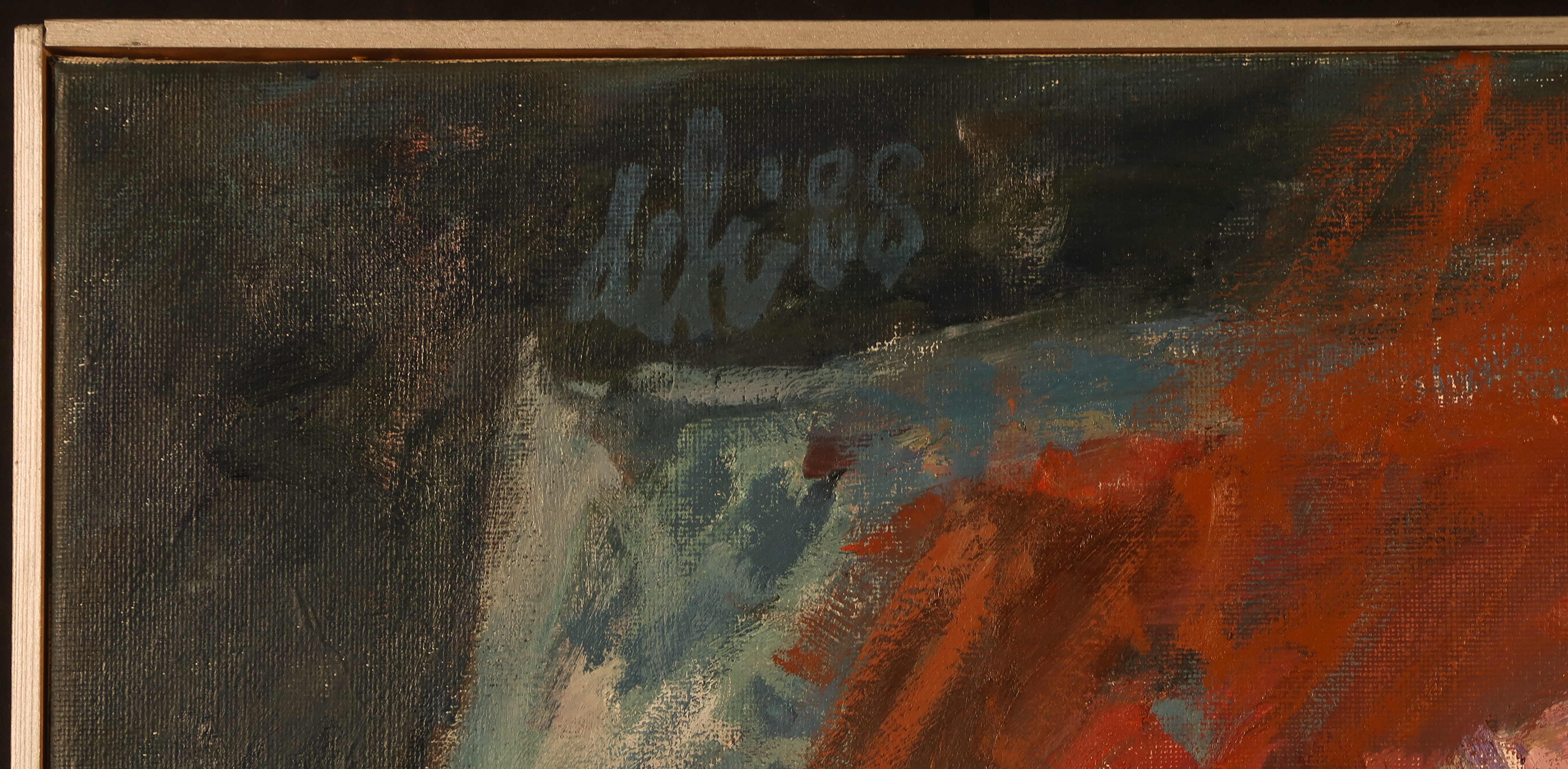 Toon de Haas - Olieverf op doek, Bloemstilleven - Ingelijst (Groot) kopen? Bied vanaf 300!