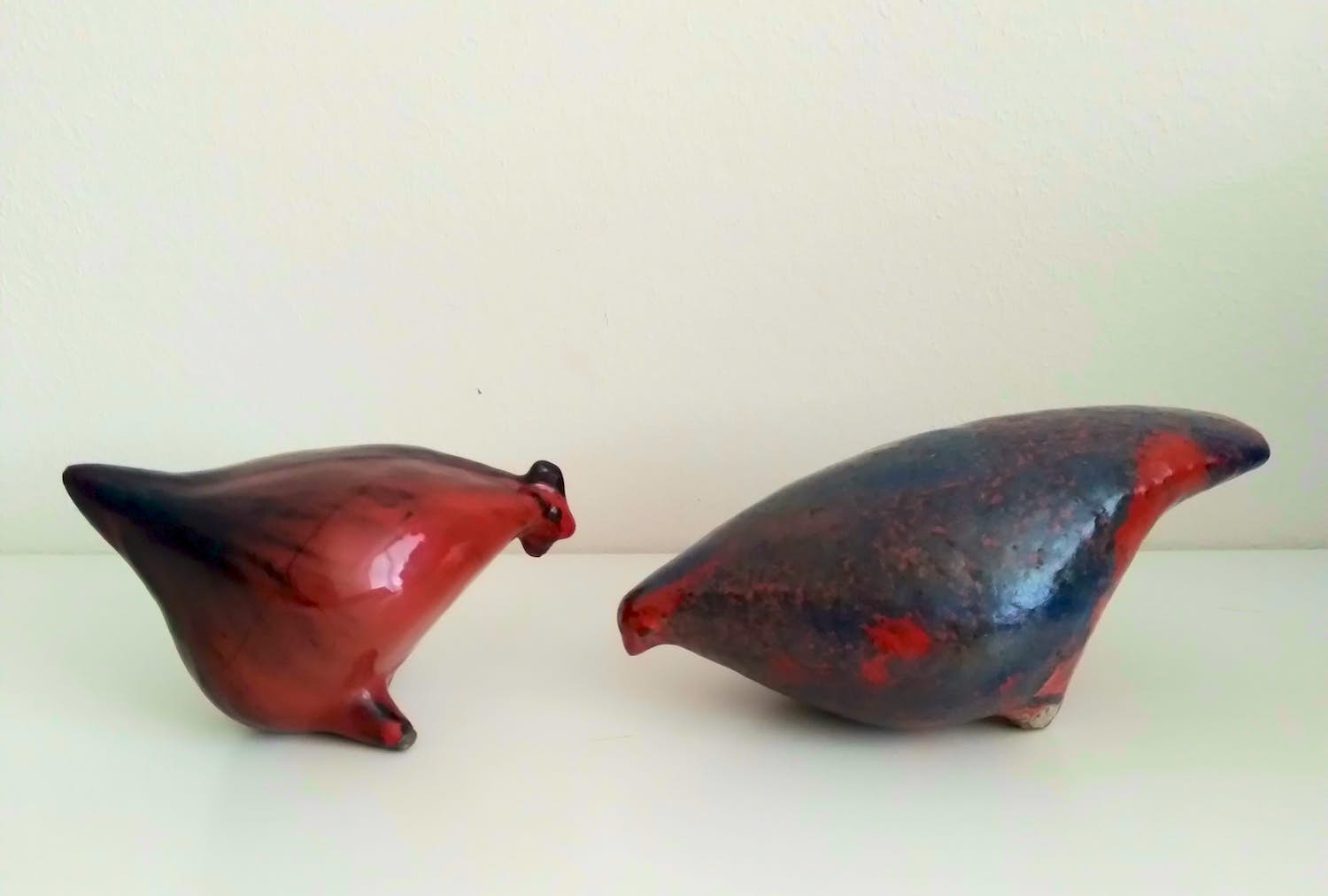 Niet of onleesbaar gesigneerd - Fantasiekippen, unieke sculpturen, keramiek kopen? Bied vanaf 1!