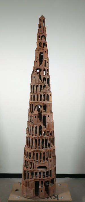 Arie J. Bouter - Terracotta, Toren van Babel (Zeer groot) kopen? Bied vanaf 500!
