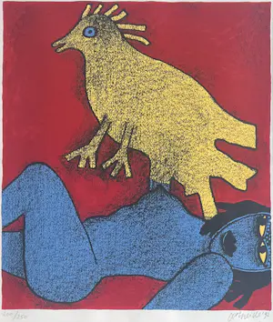 Corneille - Handgesigneerde kleurenzeefdruk | Magic Africaine kopen? Bied vanaf 350!