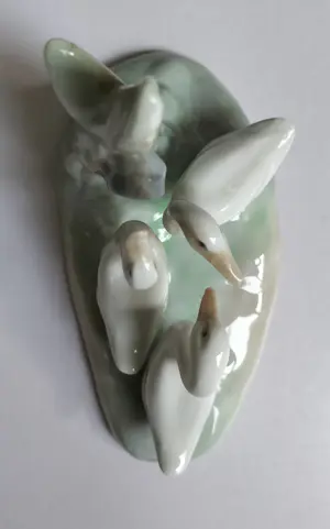 Lladro - Beeldje met drie ganzen kopen? Bied vanaf 20!