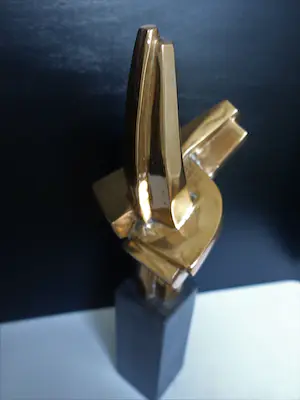 Brons (Onbekend) - gepolijst abstract brons, zeer mooi. kopen? Bied vanaf 325!