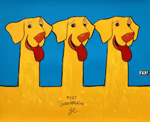 Jacob Herskind - De 3 honden verkauft für € 35!