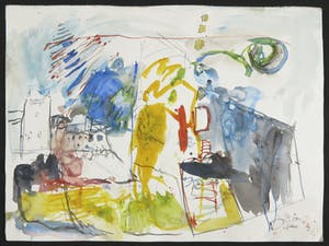 Franscz Witte - Lot van drie aquarellen, Diverse voorstellingen / landschappen kopen? Bied vanaf 1!