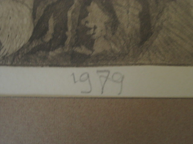 Nel Kleijn - Fraaie Ets/Aquatint 1e staat "Pluk de Dag" gesigneerd 1979 kopen? Bied vanaf 1!