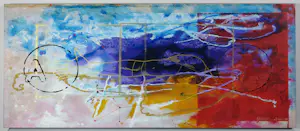 Piotr Konkel - Zeefdruk op paneel, Zonder titel kopen? Bied vanaf 35!