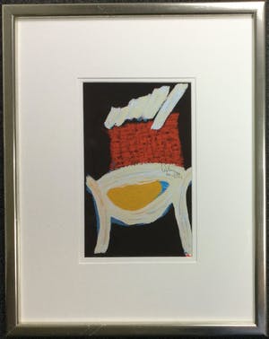 Arty Grimm - z.t. | kleuren zeefdruk - mooi ingelijst kopen? Bied vanaf 49!