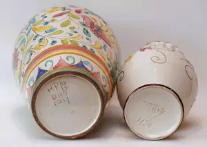 ARS Artigiana Deruta - set van 2 Italiaanse vazen | Perugia 40 cm en Catagirone 26 cm kopen? Bied vanaf 33!