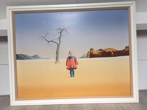 Mel Cooper - Meisje in maanlandschap kopen? Bied vanaf 300!