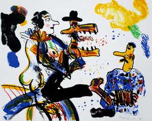 Anton Martineau - Litho: Tango - 1998 verkocht voor € 75!