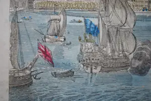 Jacques Chéreau - ets van Rotterdam ,1770 en verso een ets van Rome kopen? Bied vanaf 50!