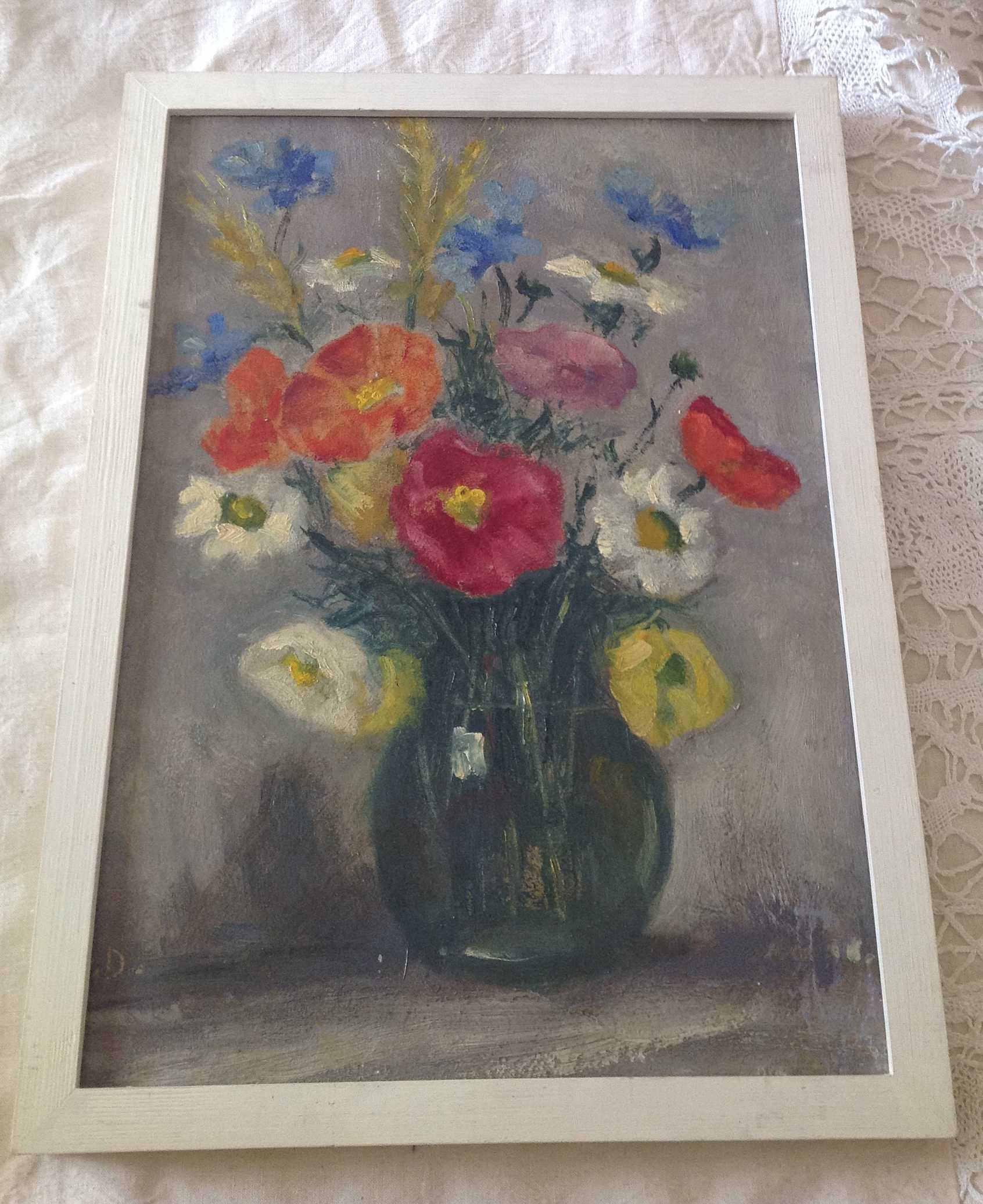 Niet of onleesbaar gesigneerd - Bloemstilleven kopen? Bied vanaf 1!