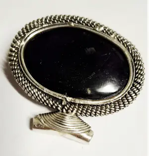 Vintage deze nieuwe prachtige zilveren hanger met grote Amethist kopen? Bied vanaf 80!