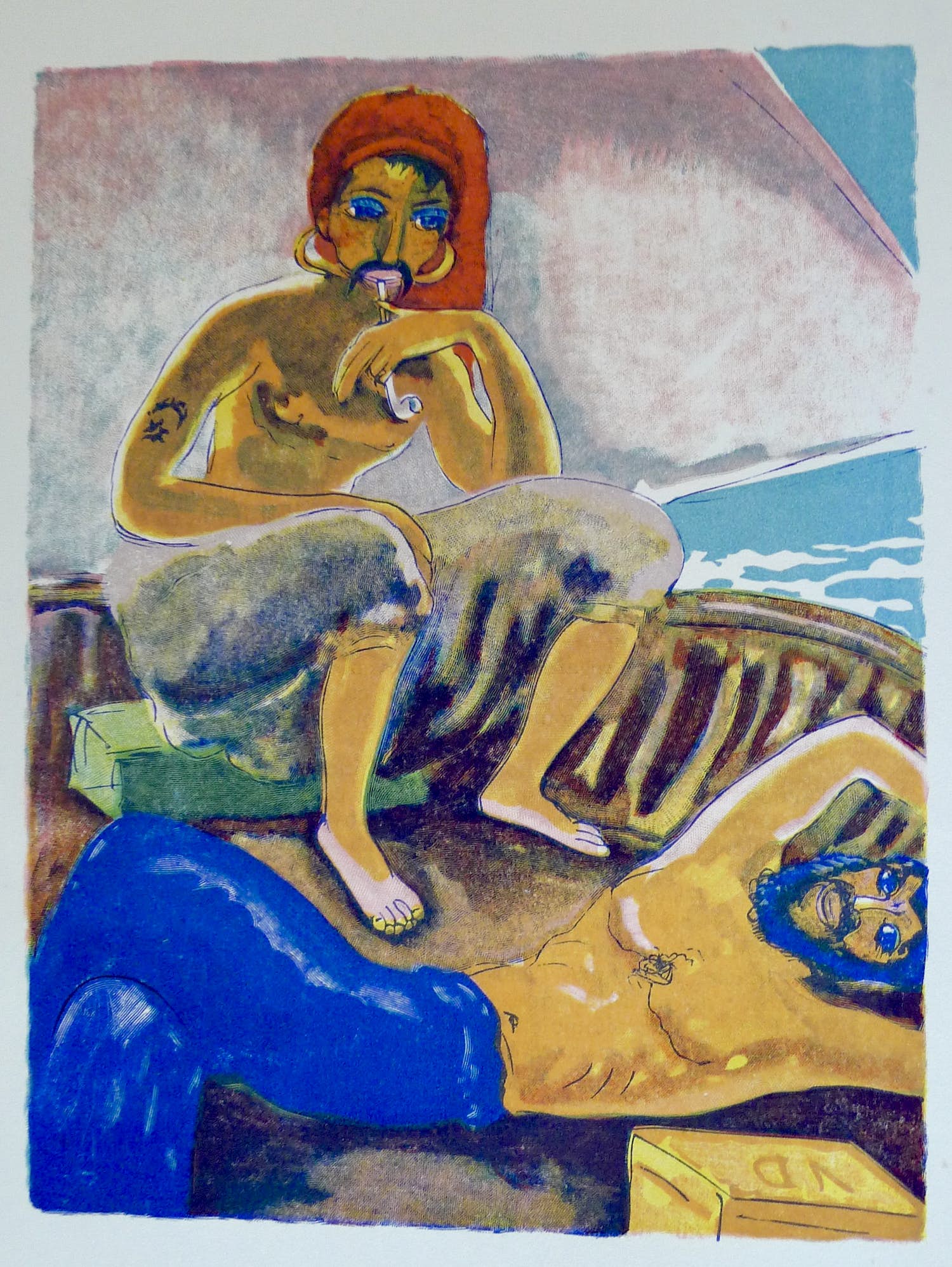 Kees van Dongen - Gravure uit 1001 nacht: 'Sinbad et le Capitane'( van Dongen?, VD, grapje?) kopen? Bied vanaf 5!