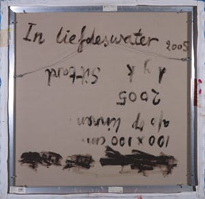 Martin van Dijk - Olieverf en acryl op doek, In liefdeswater kopen? Bied vanaf 300!