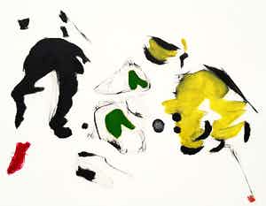 Gerdi Bouws - Abstracte compositie, aquatint ets verkocht voor € 40!