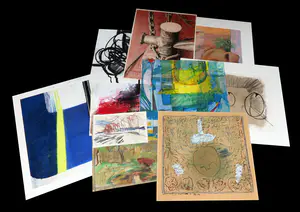 AcheterJacolien de Jong - en andere! - Lot van 10 werken op papier (pastel/krijt)? Enchérissez de 1!